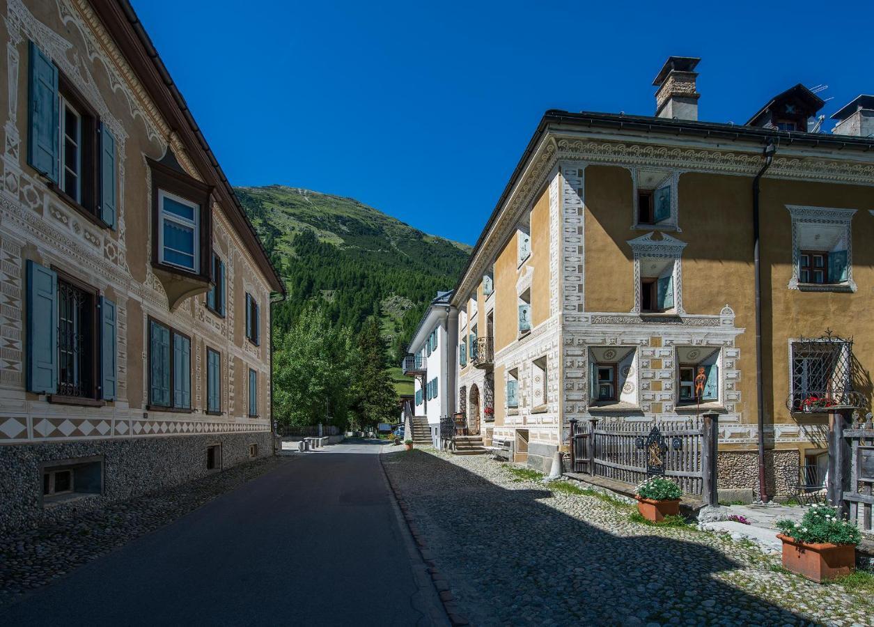 Ferienwohnung Chesa Michel Bever Exterior foto