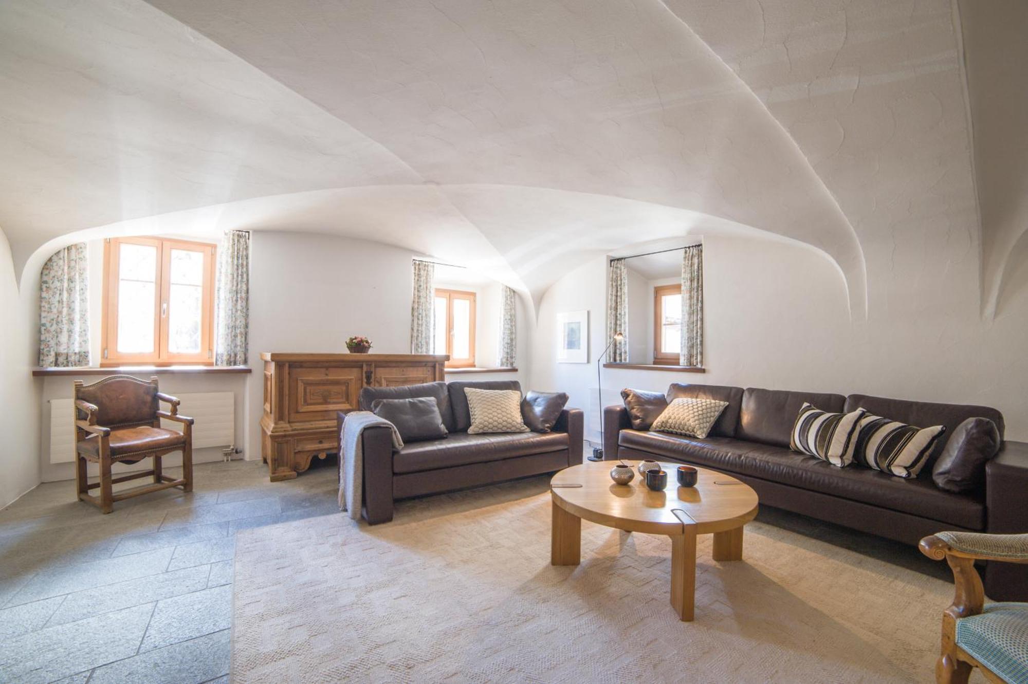 Ferienwohnung Chesa Michel Bever Zimmer foto